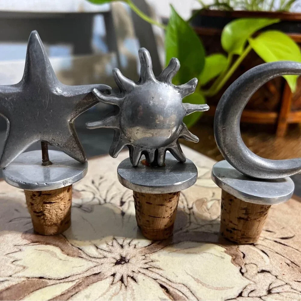 Celestial Wine Stoppers, set of 3